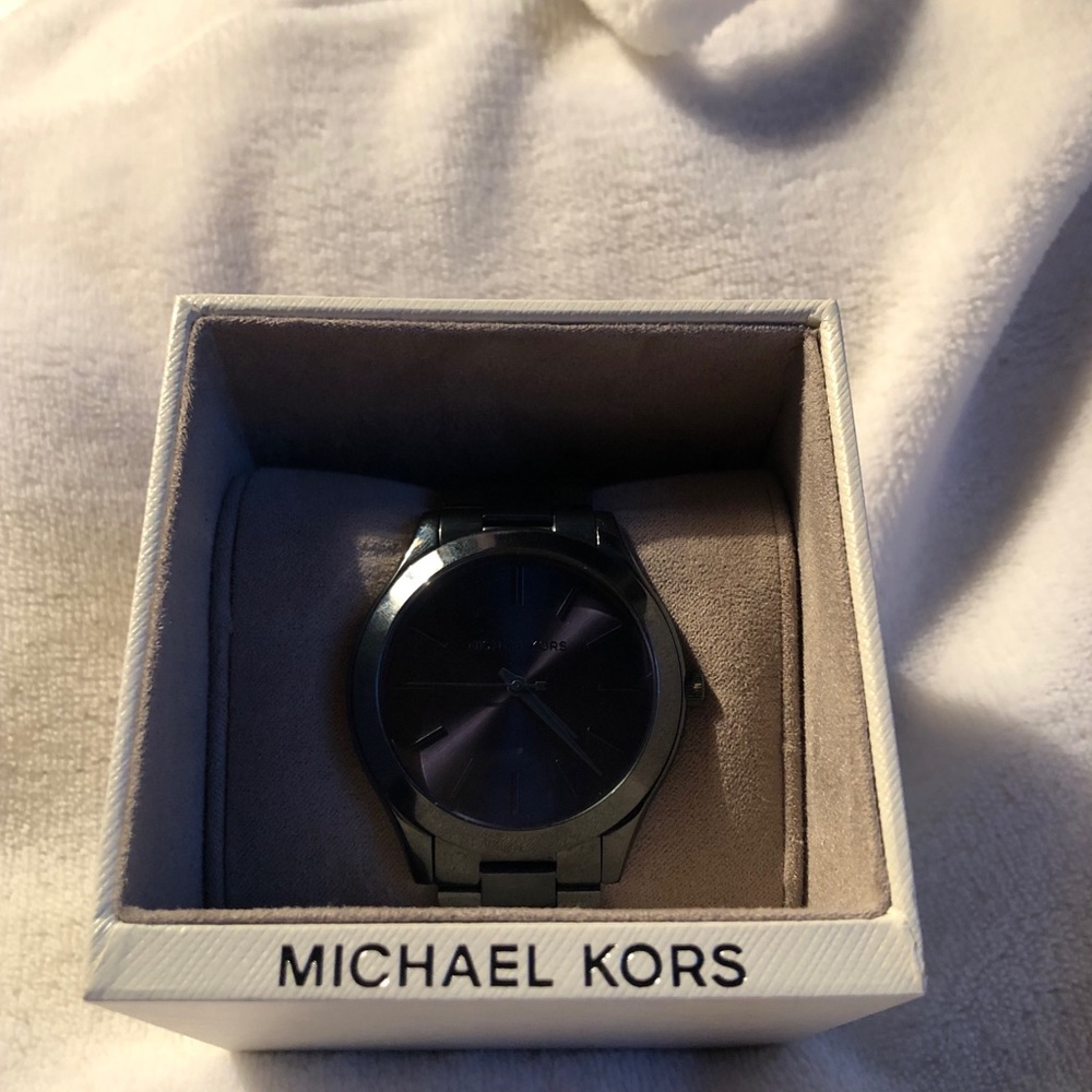 Steel Blue Michael Kors watch